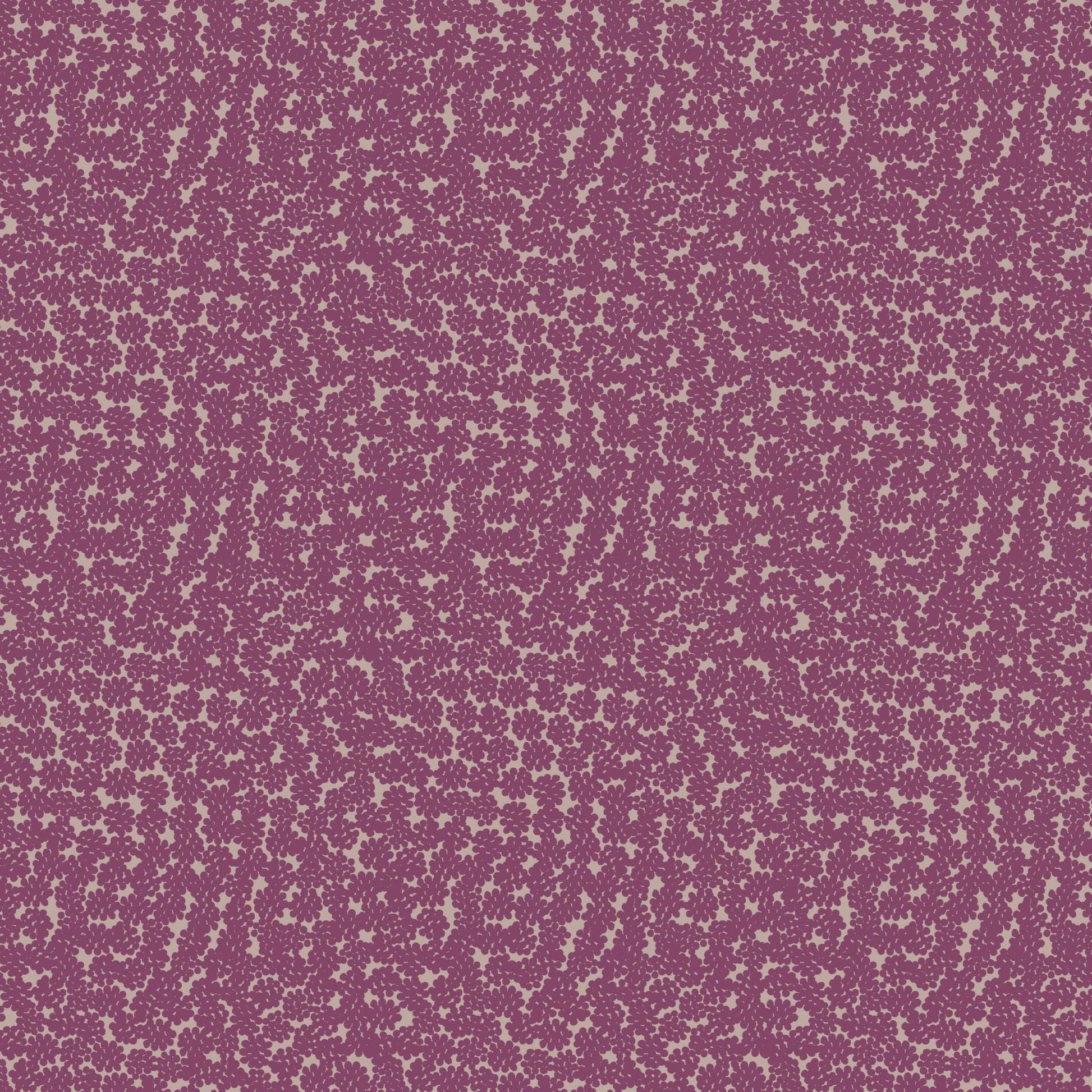 Fabric HALF METRE - Purple autumn berry cotton fabric - Autumn Fields Re-loved by Lewis and Irene