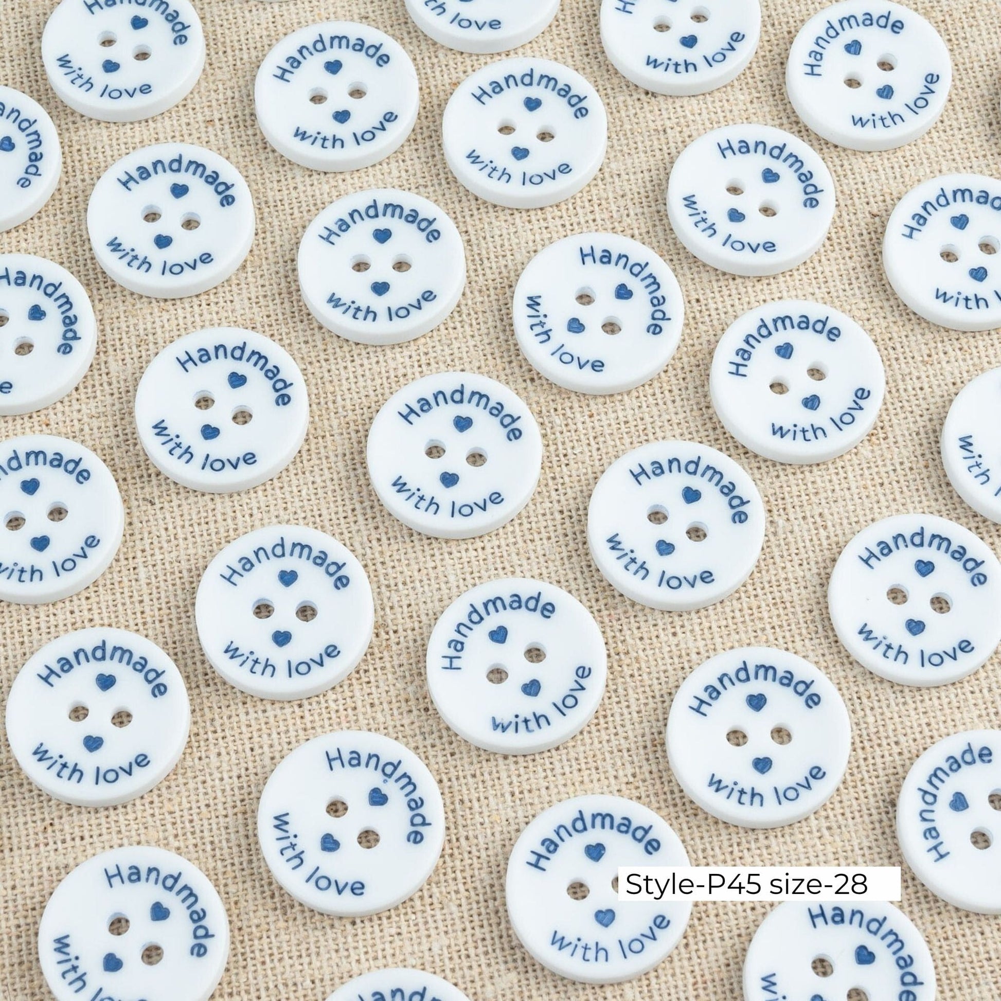 Handmade with love buttons-style-P45