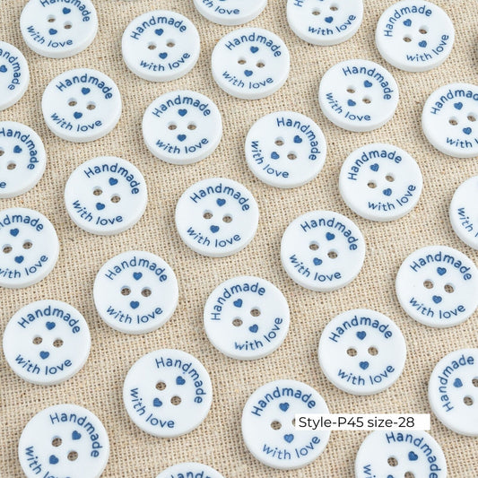 Handmade with love buttons-style-P45