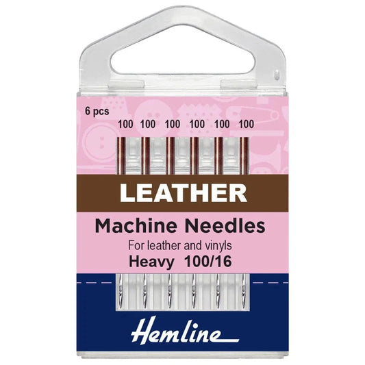 Needles Hemline machine leather needles - 100/16