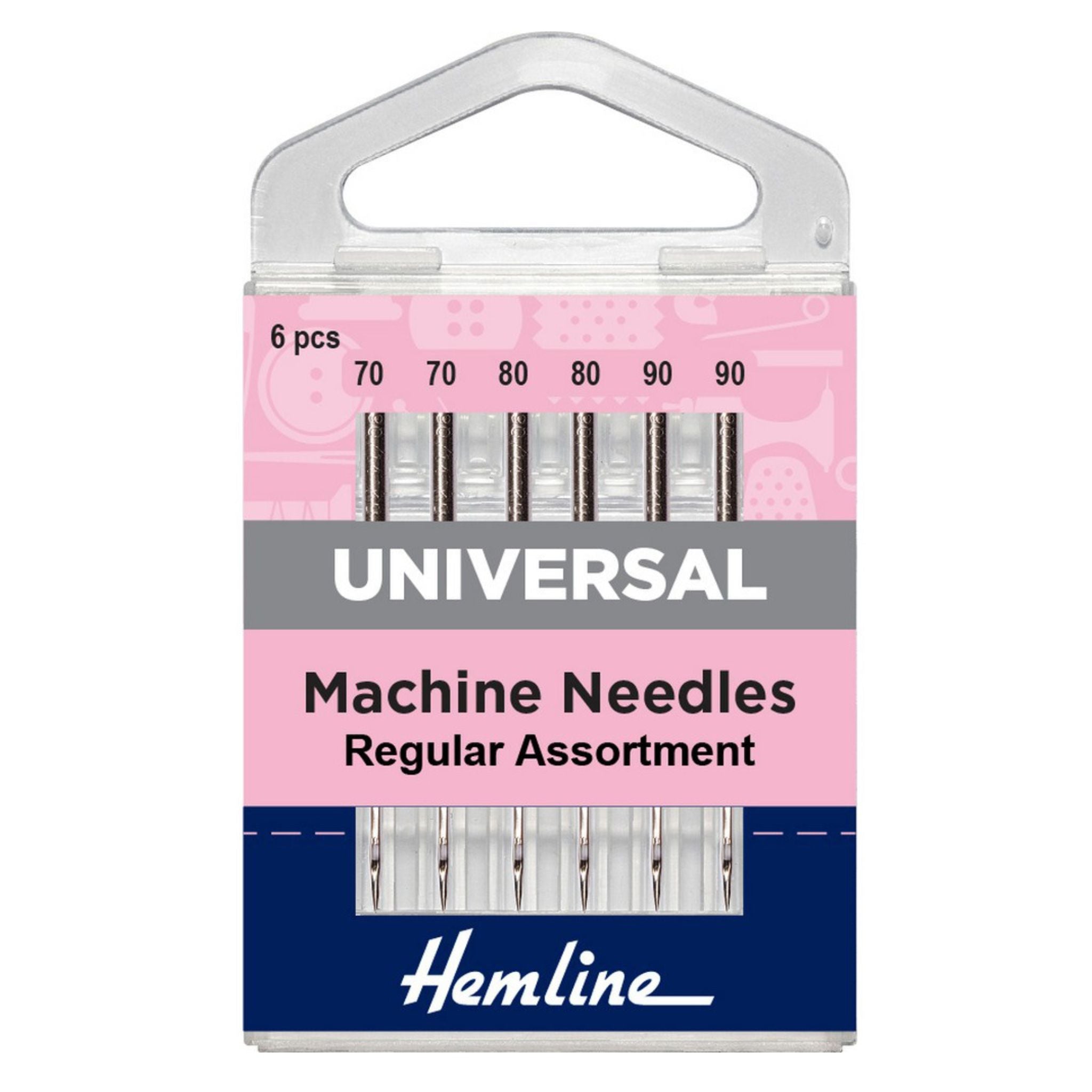 Hemline universal machine needles assorted 