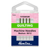 Needles Hemline quilting sewing machine needles - Medium 80/12