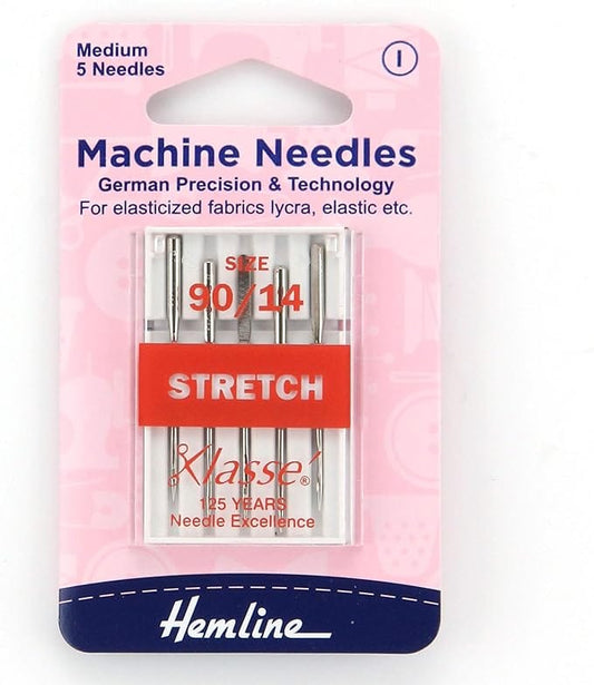 Hemline Stretch Machine needles - 90/14