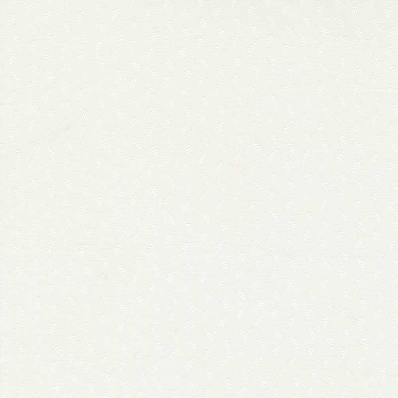 cotton fabric Honeybloom-Littlest Leaf-Milk White-Moda