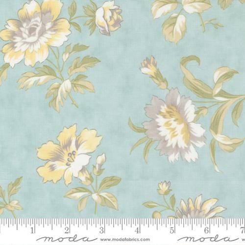 cotton fabric Honeybloom-Littlest Leaf-Milk White-Moda