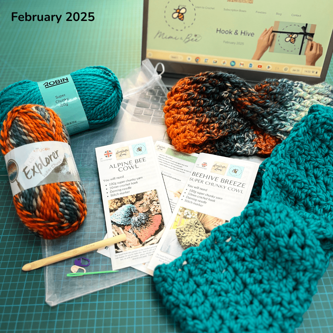 crochet pattern Hook & Hive - Quarterly Crochet Subscription