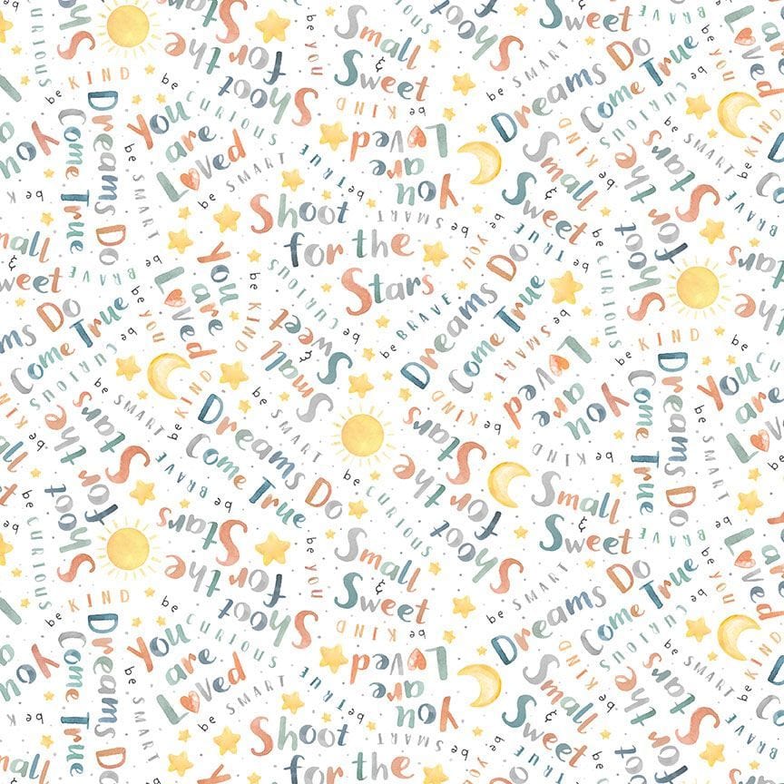 cotton fabric Inspirational nursery fabric - Wish and Wonder - Timeless Treasures