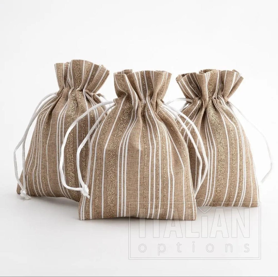 Italian Options 10×14cm fabric bags ×10pcs