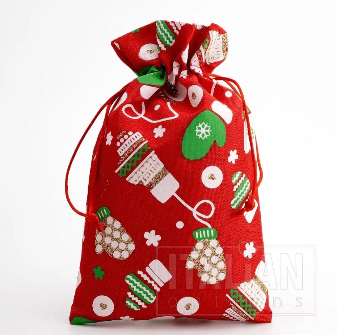 Italian Options 15×26cm fabric bags ×10pcs