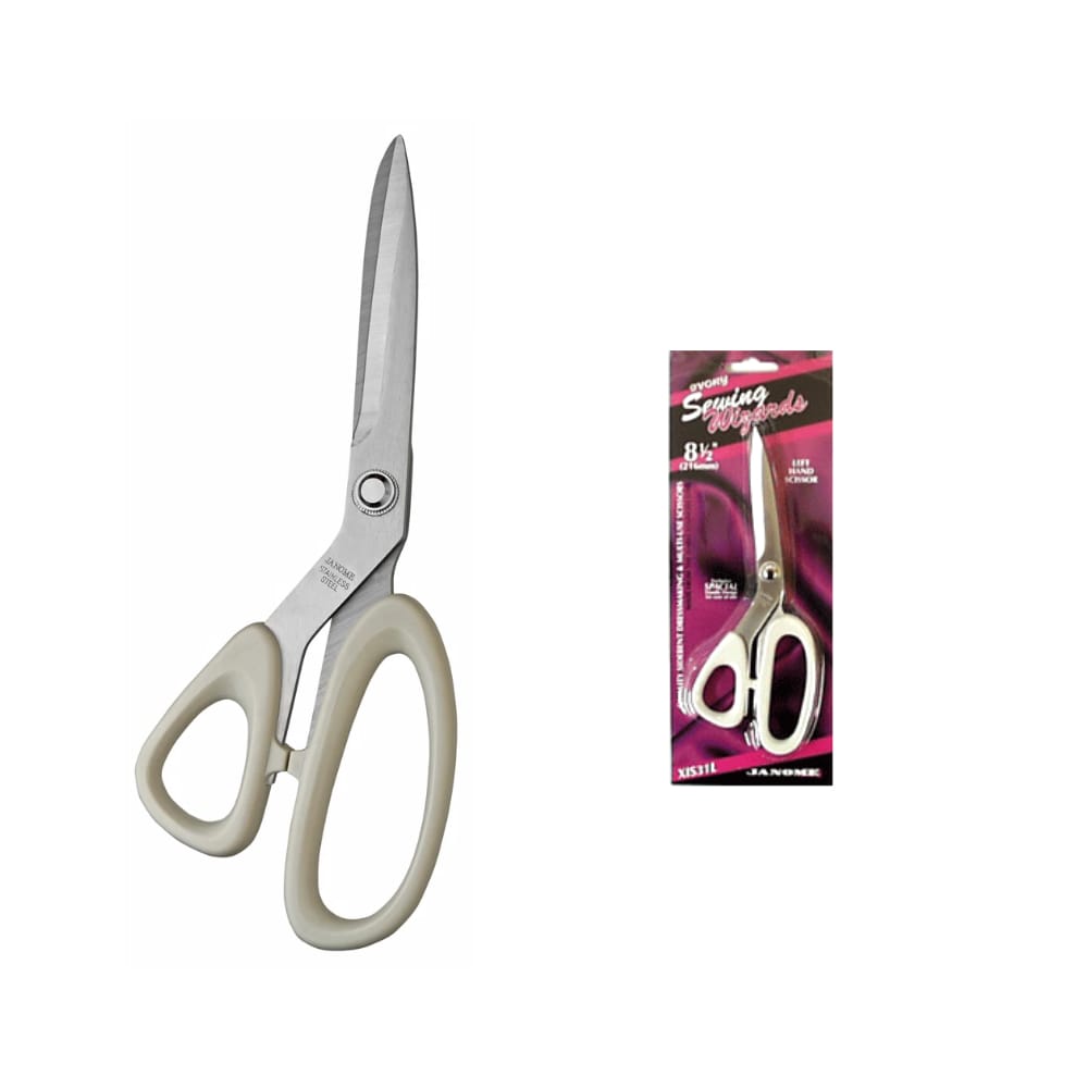Janome 8½ Left Handed Sidebent Dressmaking & Multi-use Scissors