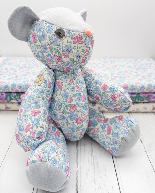 memory bear Jointed memory bear - made to order