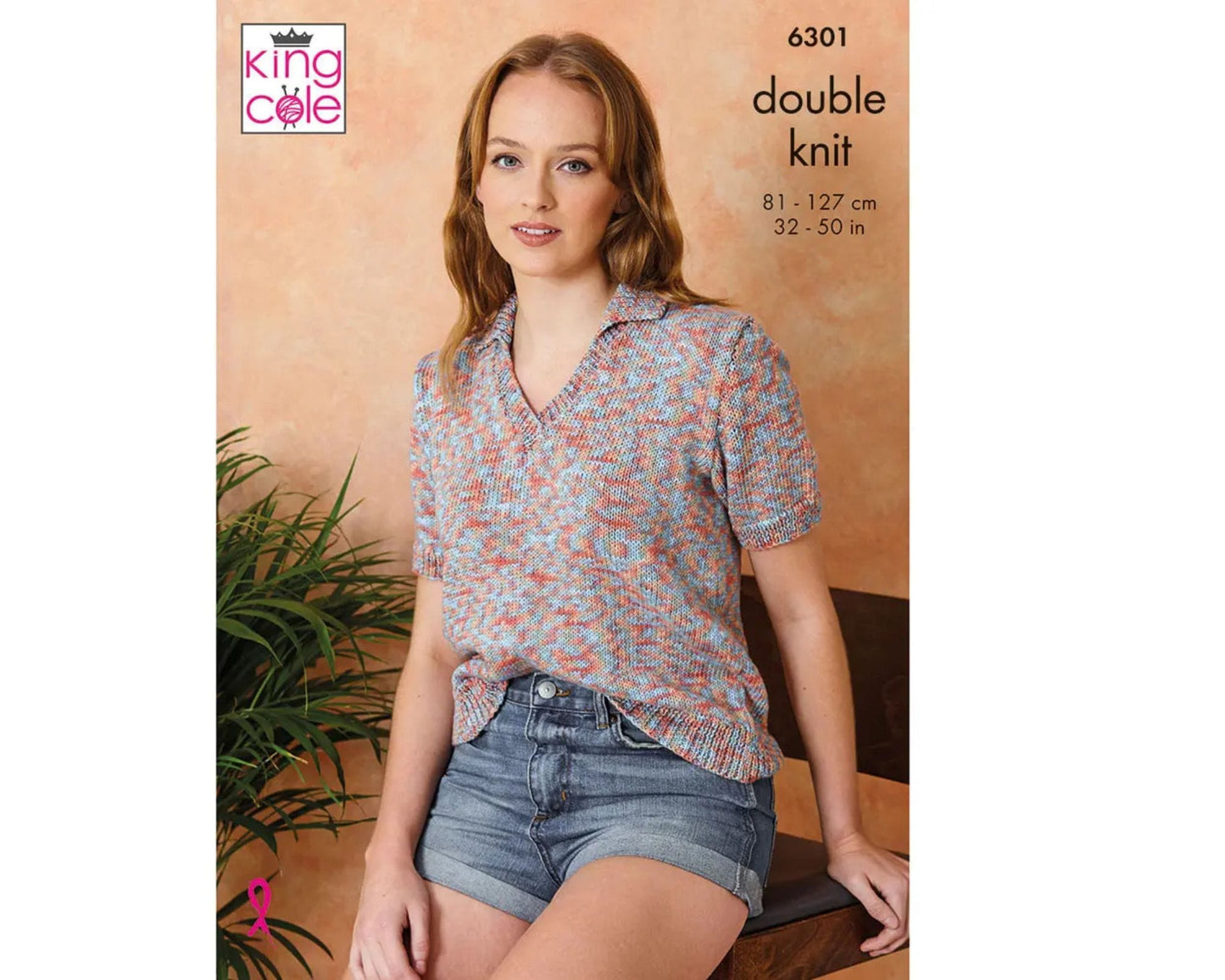 King Cole Dk knitting pattern Ladies top
