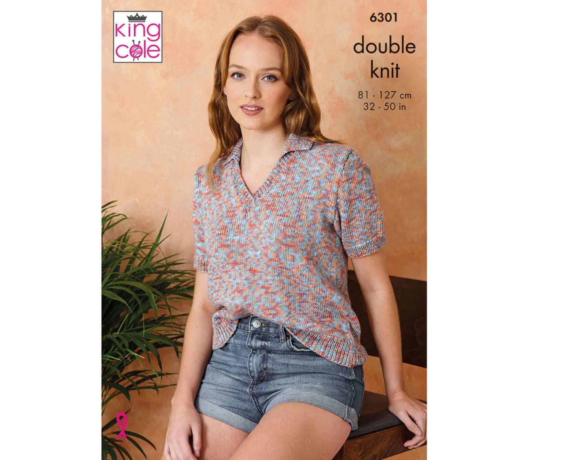 King Cole Dk knitting pattern Ladies top