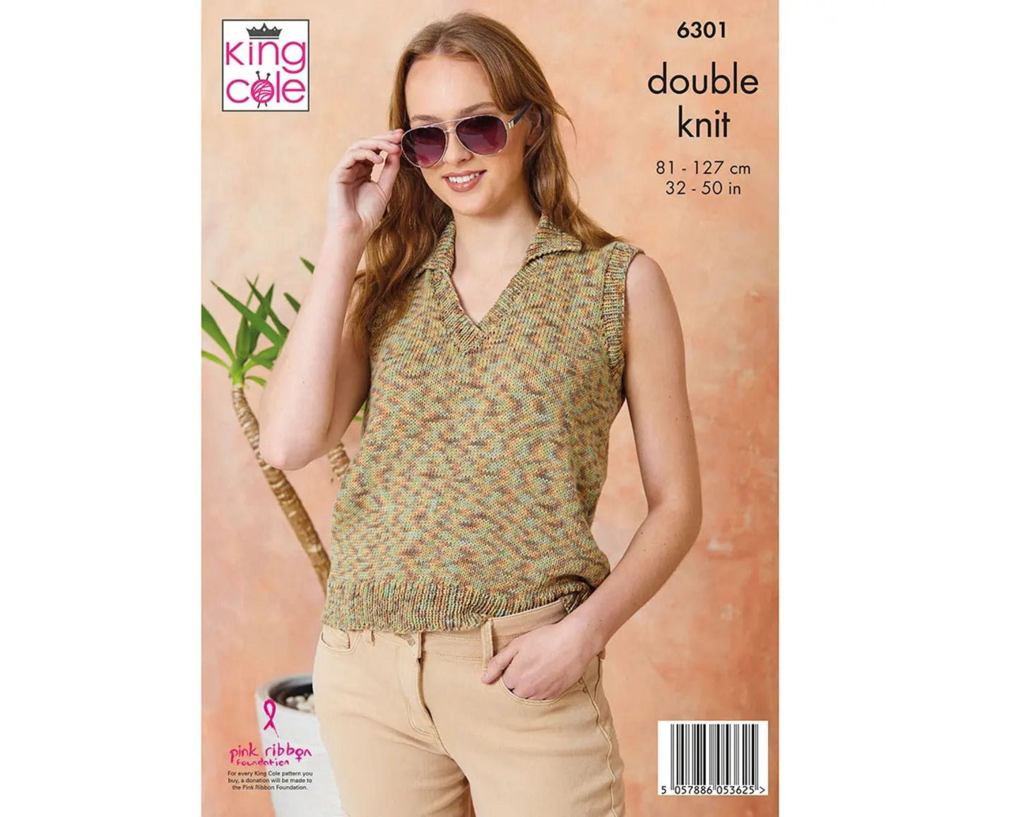 King Cole Dk knitting pattern Ladies top