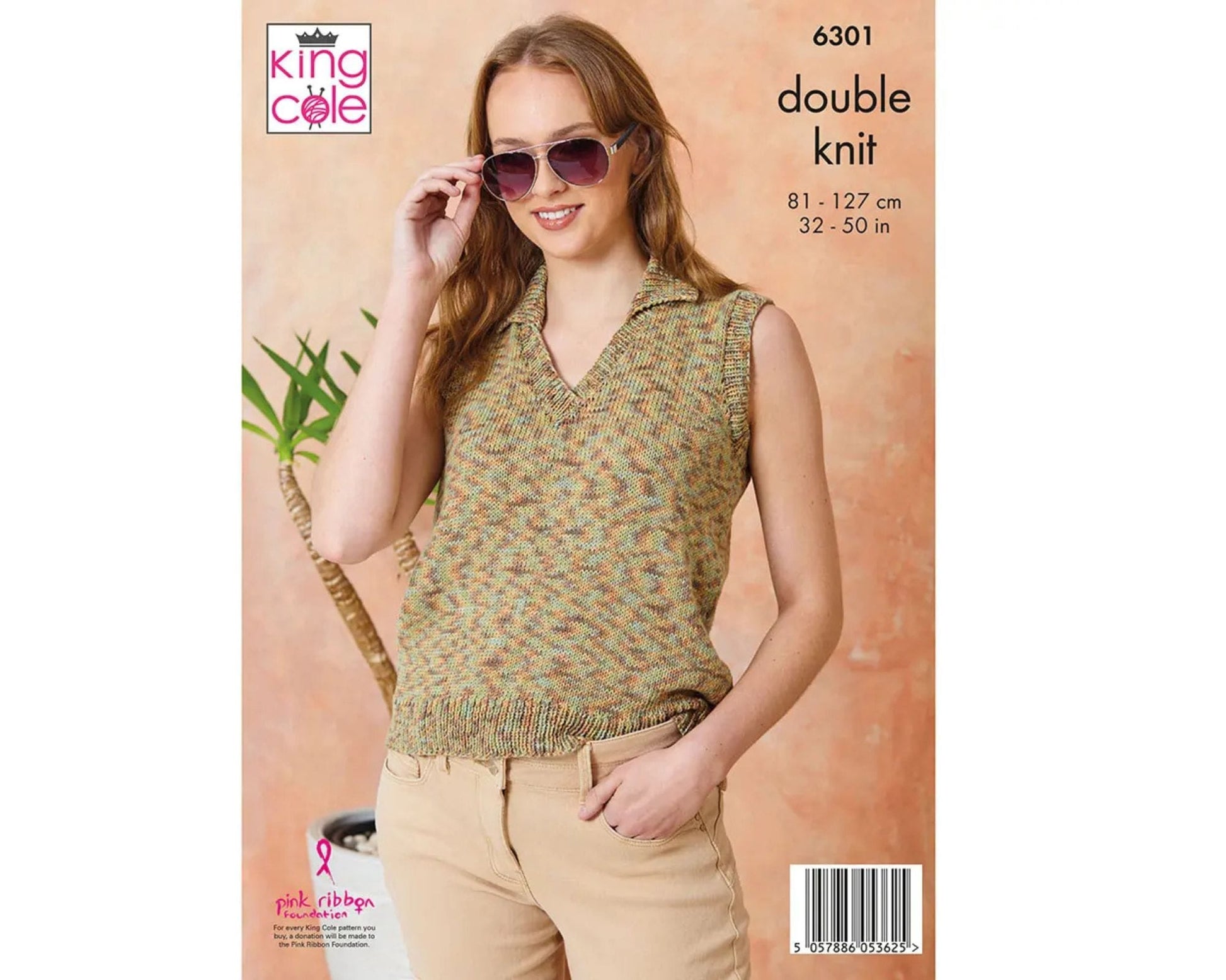 King Cole Dk knitting pattern Ladies top