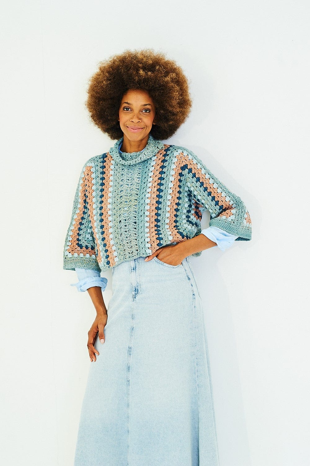 Ladies cardigan and jumper crochet pattern - Stylecraft 10178