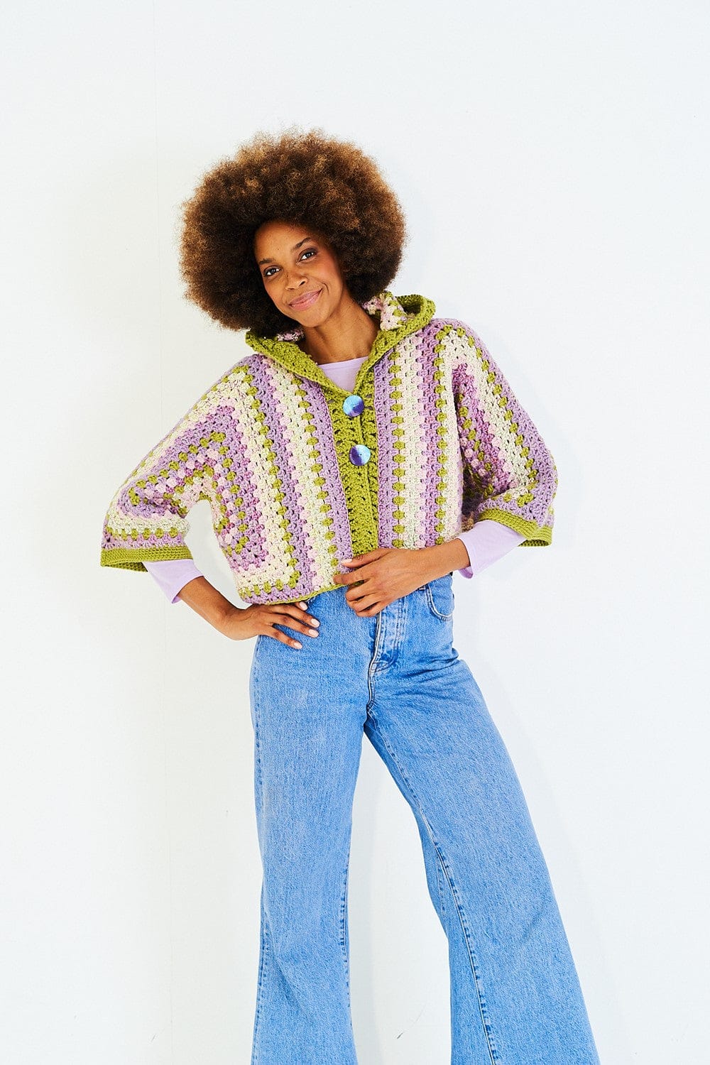 Ladies cardigan and jumper crochet pattern - Stylecraft 10178