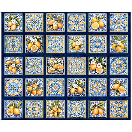 Lemons on cream - Citrus Bliss - QT Fabrics