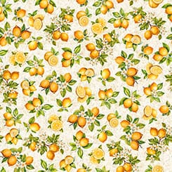 Lemons on cream - Citrus Bliss - QT Fabrics