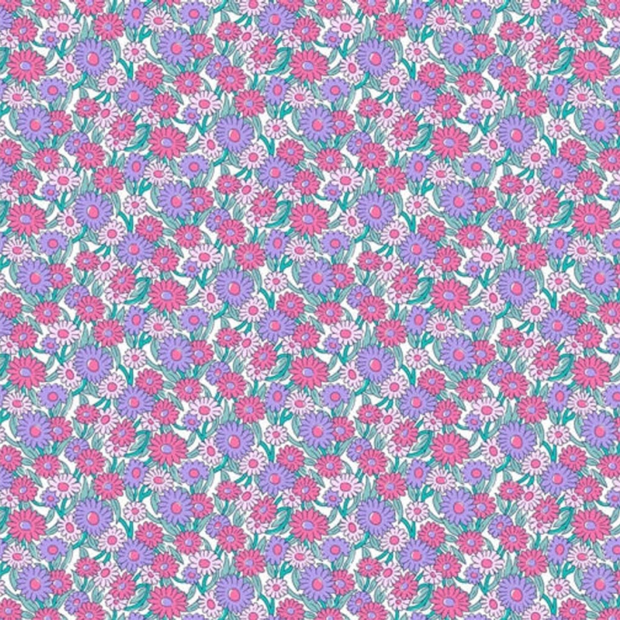 cotton fabric Liberty Heirloom Posy Sprig