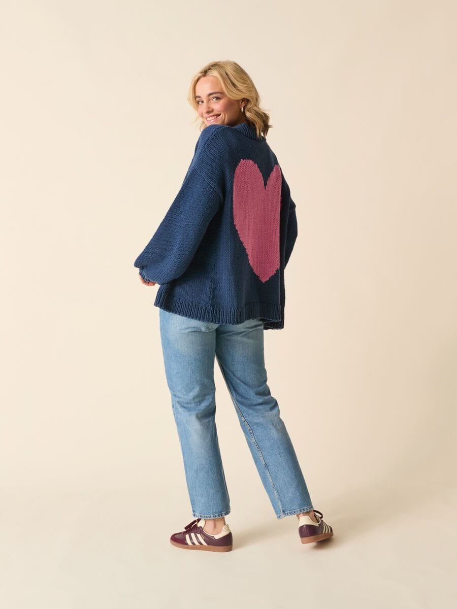 knitting-pattern Lovecore cardigan knitting pattern in SIRDAR STORIES CHUNKY - Sirdar 10869