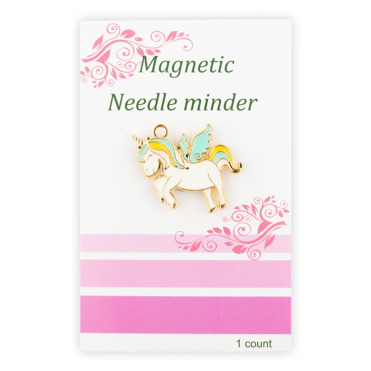 Magnetic needle minder - unicorn