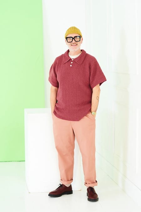 knitting-pattern Men's plain and striped crochet pattern - Stylecraft Bambino 10227