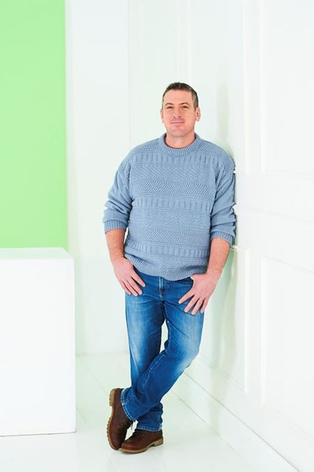 Men's Sweaters knitting pattern in DK - Stylecraft 10233