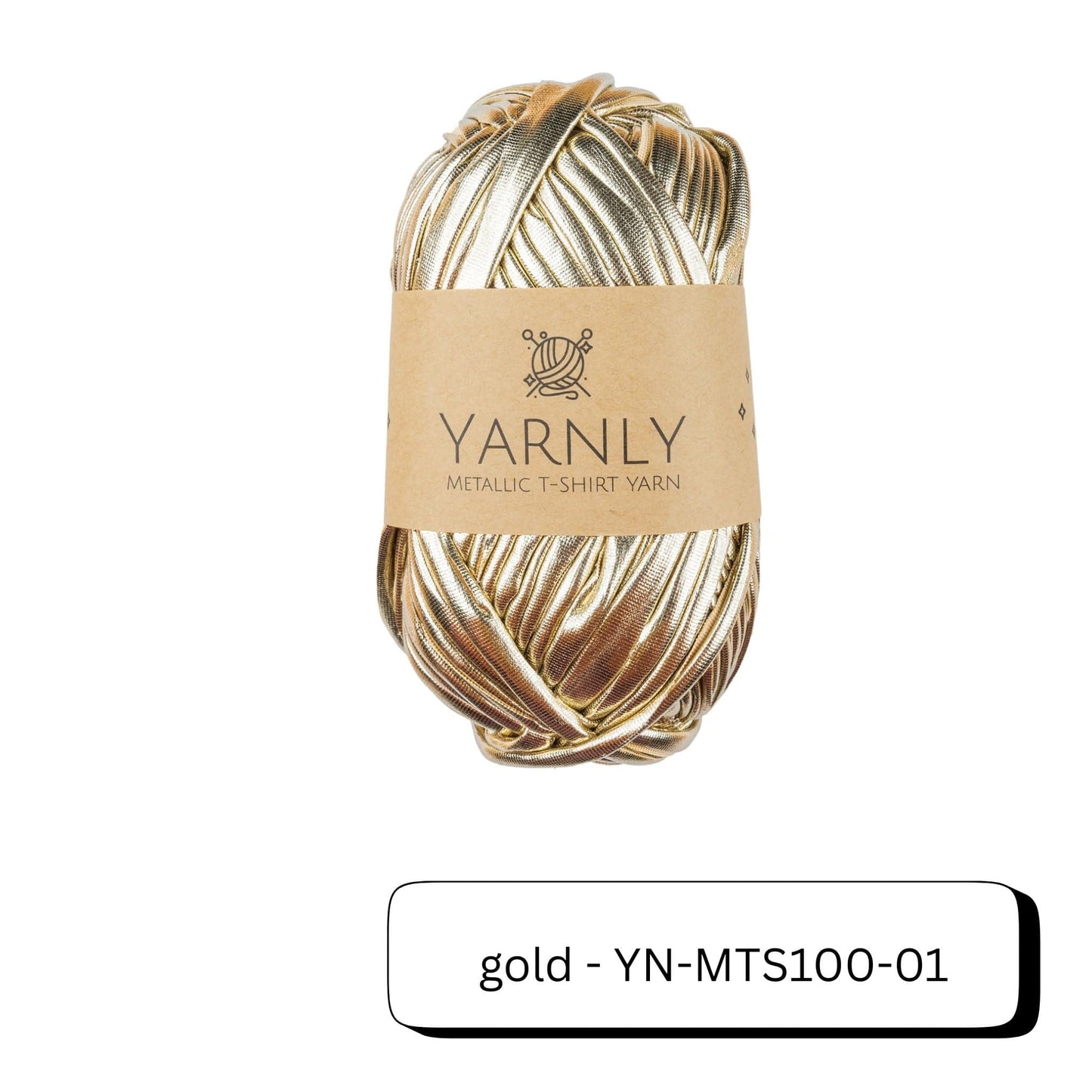 t-shirt yarn Metallic T-shirt Yarn - Yarnly
