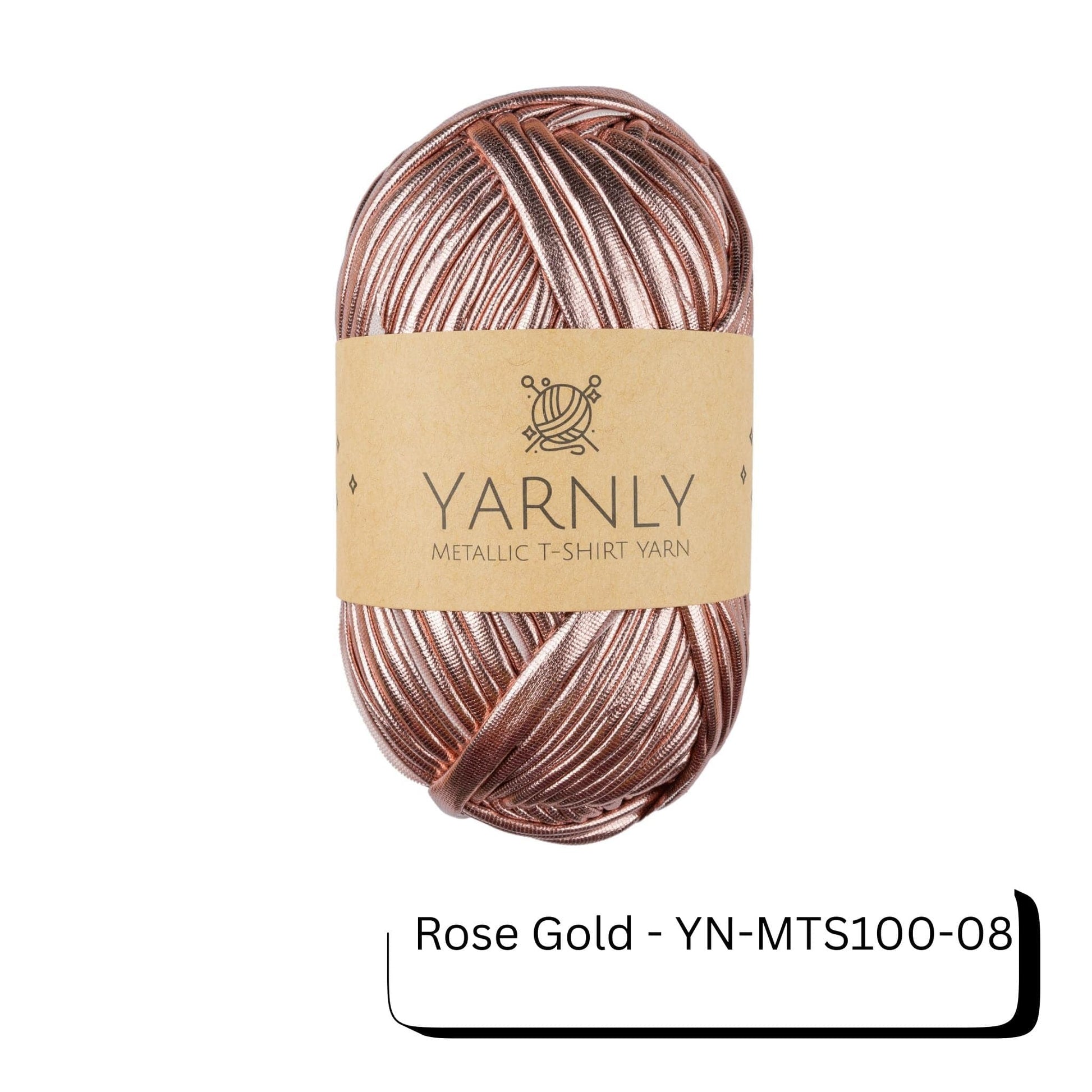 t-shirt yarn Metallic T-shirt Yarn - Yarnly