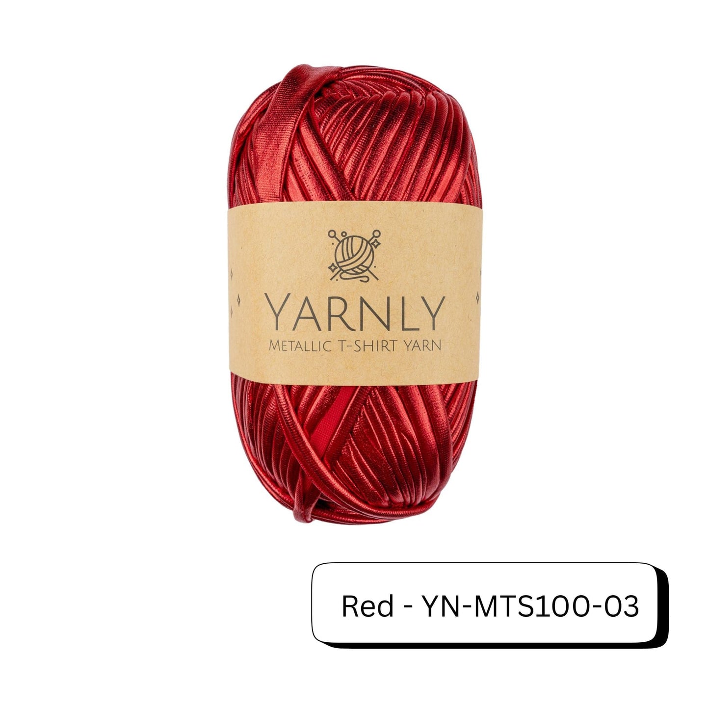 t-shirt yarn Metallic T-shirt Yarn - Yarnly
