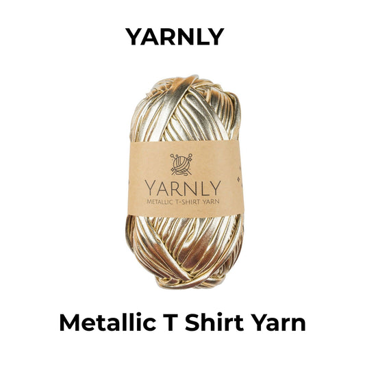 t-shirt yarn Metallic T-shirt Yarn - Yarnly
