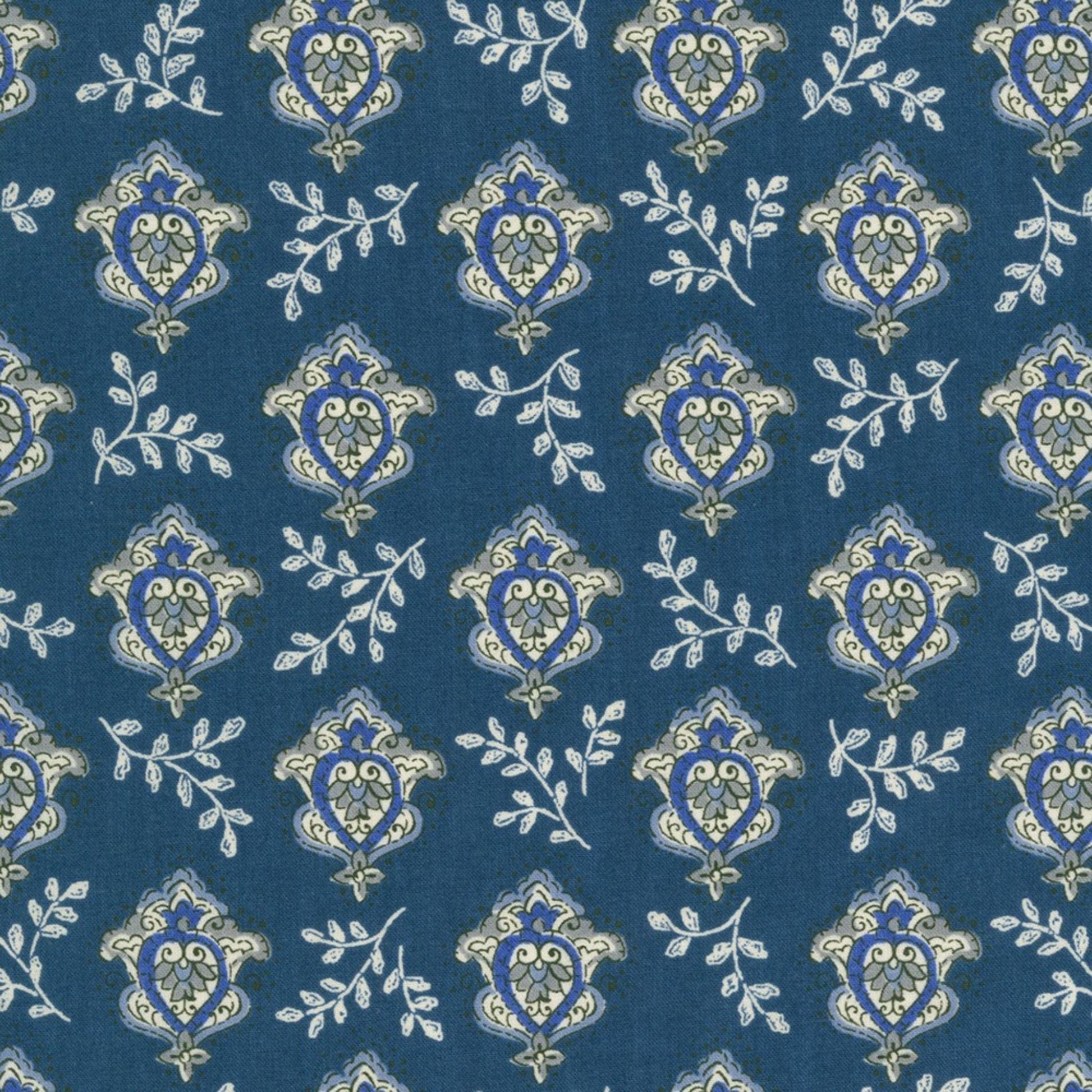 Fabric Mustard yellow cotton lawn - Le Midi Lawn - Sevenberry