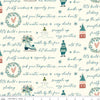 cotton fabric Navy winter branches - Arrival of Winter - Riley Blake