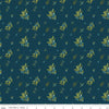 cotton fabric Navy winter branches - Arrival of Winter - Riley Blake