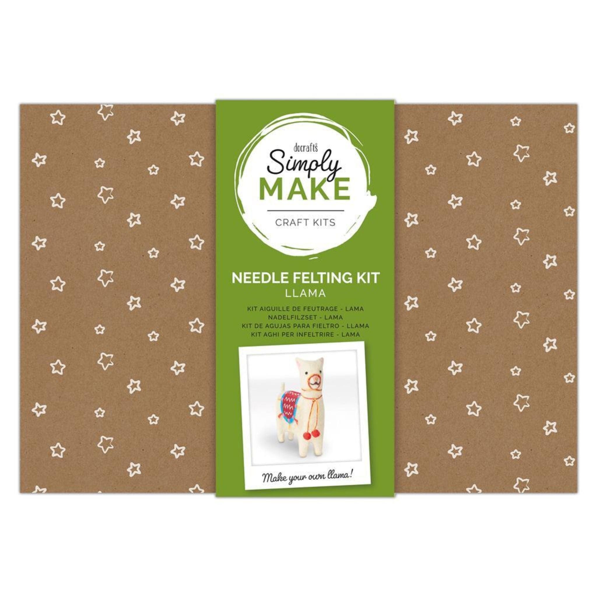 Needlecraft Kits Needle felting kit - Llama - Simply Make