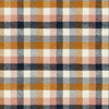 Fabric Nutmeg check Mammoth Junior Flannel  - Robert Kaufman