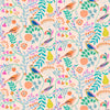 cotton fabric Paisley on cream - Songbird - Dashwood Studio