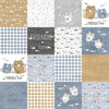 cotton fabric Patchwork cats - Pur-fect Friends - Michael Miller