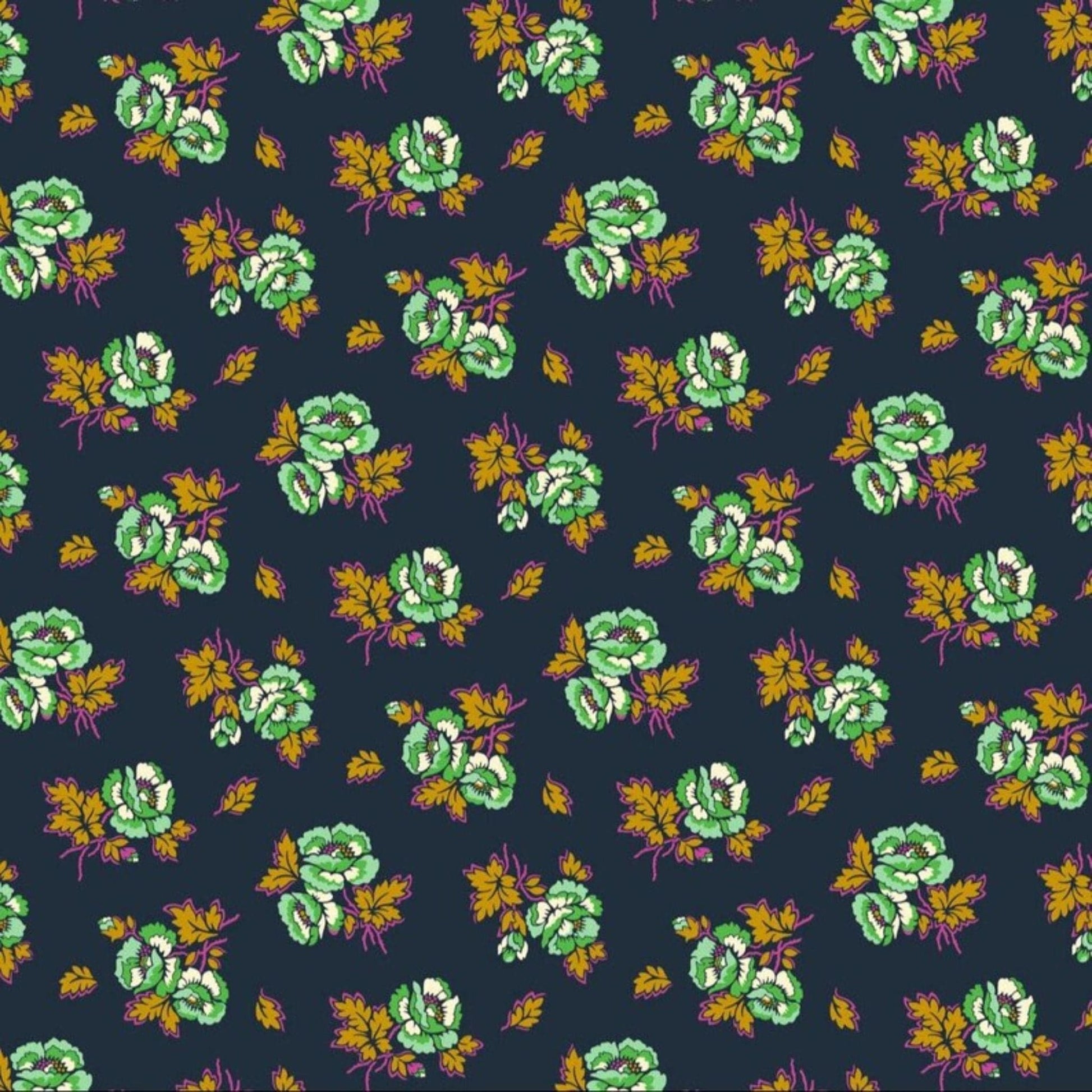 Peacock violet - Wild Abandon - Figo Fabrics