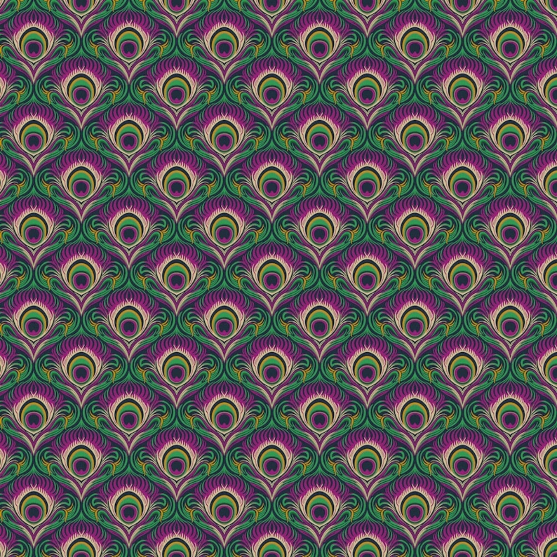 Peacock violet - Wild Abandon - Figo Fabrics