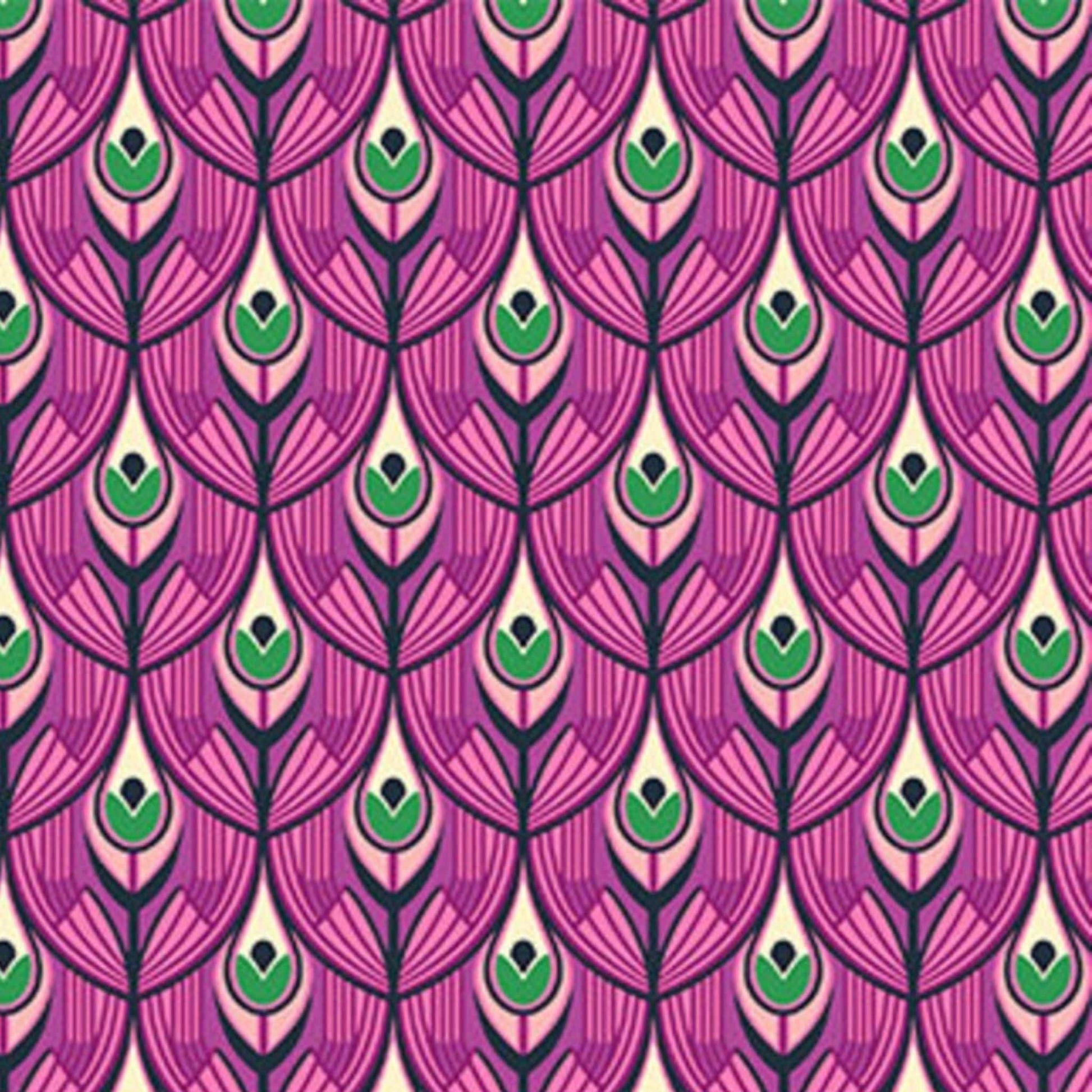 Peacock violet - Wild Abandon - Figo Fabrics