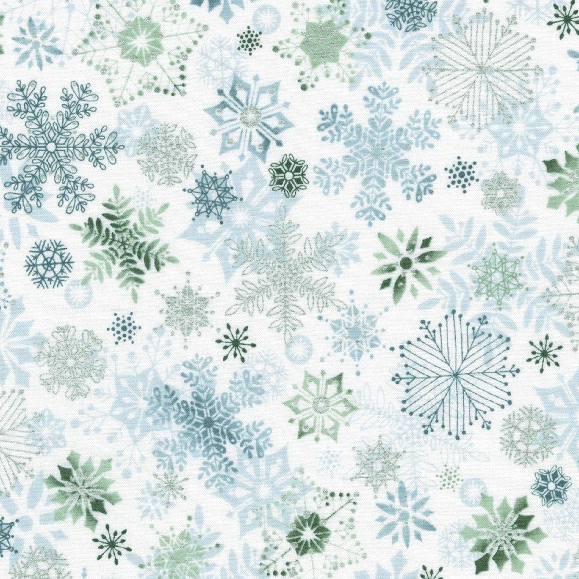 Pinecones on Grey - Winterstone - Robert Kaufman