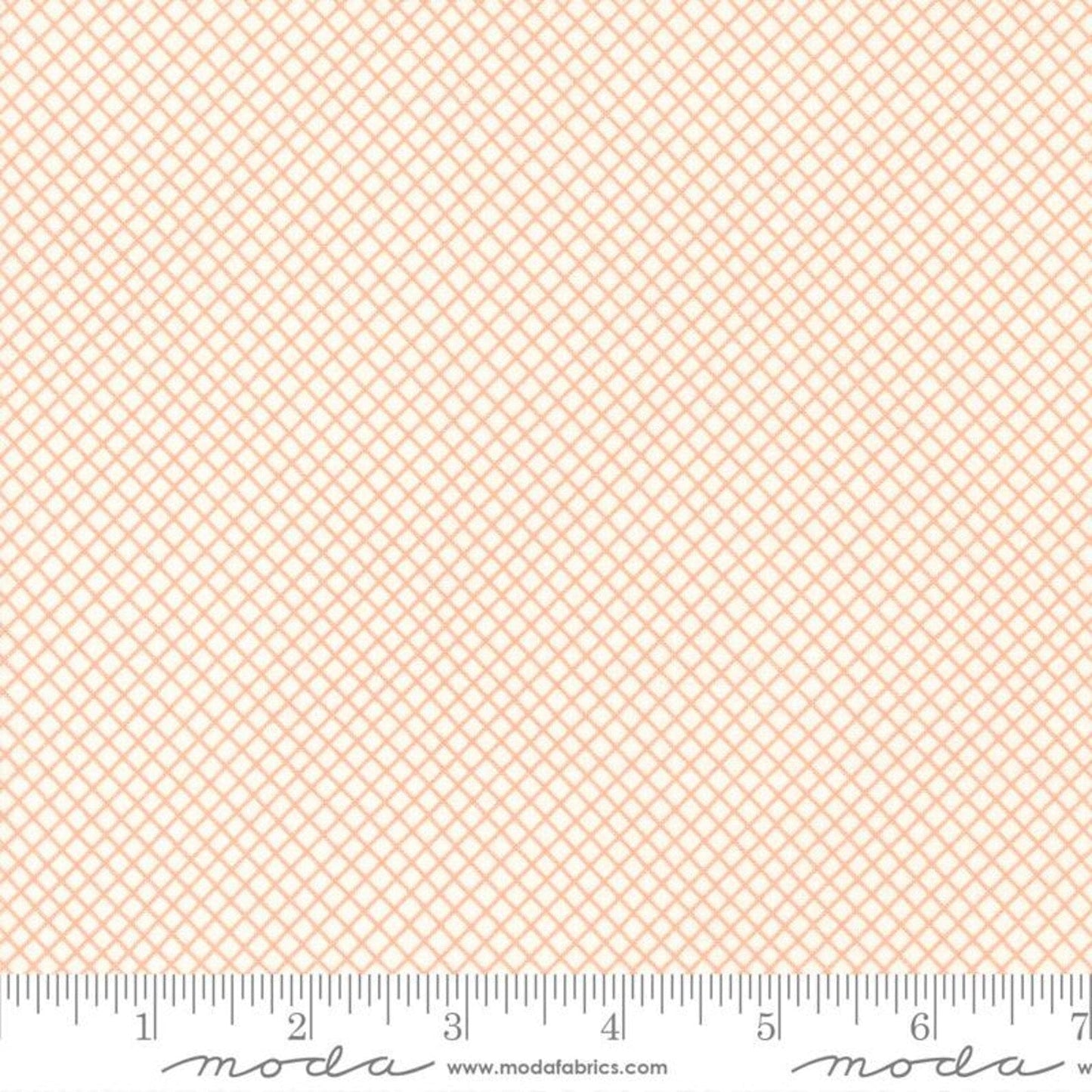 cotton fabric Pink florals on cream - Quaint Cottage - Moda Fabrics