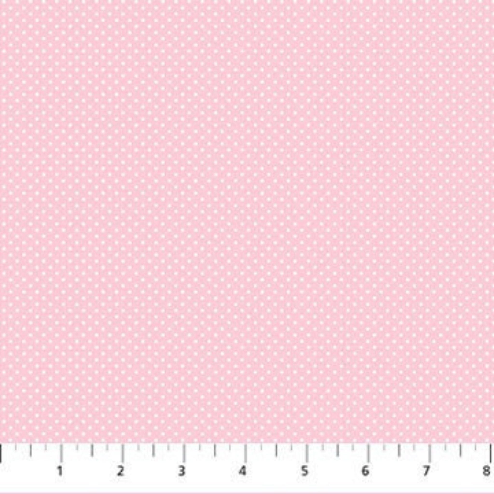 fabric Pink polka dot fabric - Tea for Two - Northcott