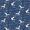 cotton fabric Polar animals on arctic blue - Arctic Adventure - Lewis & Irene