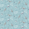 cotton fabric Polar animals on arctic blue - Arctic Adventure - Lewis & Irene