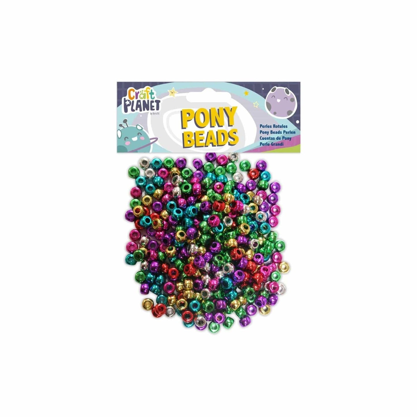 pony beads Pony Beads - metallic - Craft Planet