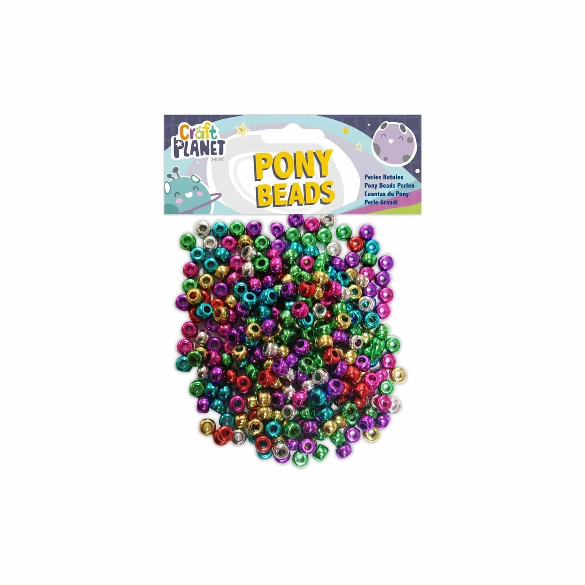 pony beads Pony Beads - metallic - Craft Planet