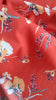 Load and play video in Gallery viewer, Terracota floral viscose dressmaking fabric